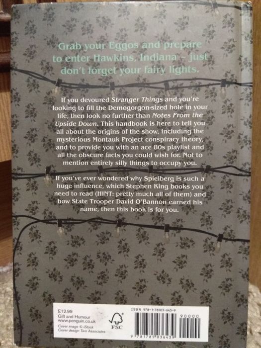 Stranger Things Książka Notes From The Upside Down