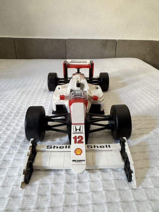 LEGO F1 Icônicas – McLaren Senna + Williams Mansell – Com Caixa e Manual