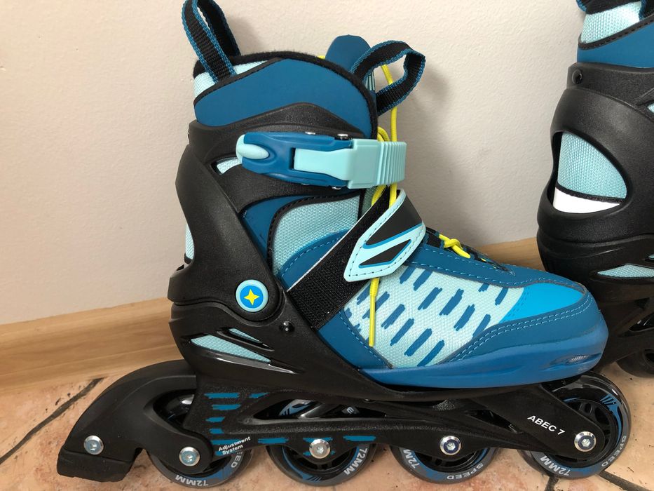 Łyżworolki dziecięce Crivit niebieskie