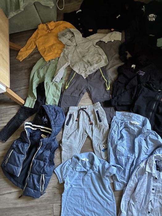 Paka ubrań 110 116 h&m smyk i inne zestaw paczka