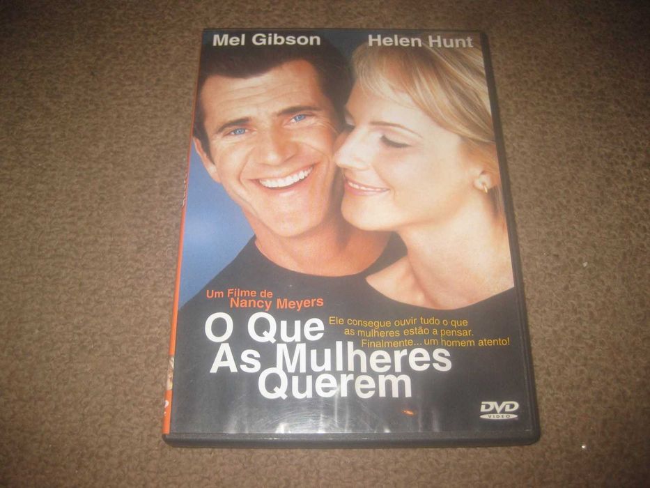 DVD "O Que As Mulheres Querem" com Mel Gibson