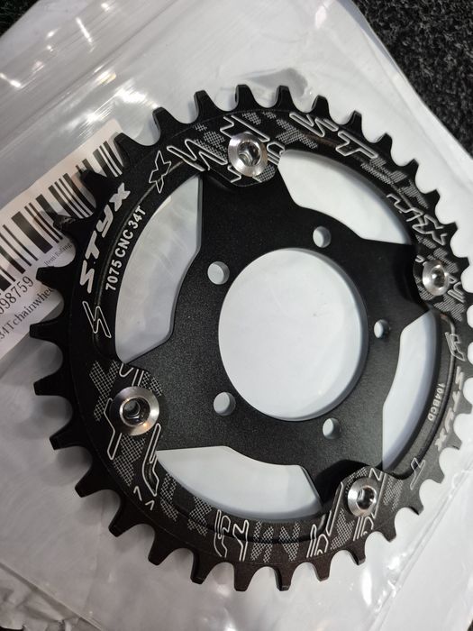 Coroa de Bicicleta STYX 7075 CNC 34T