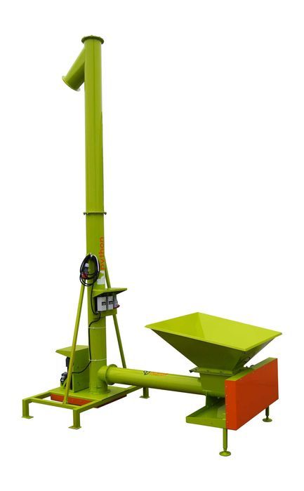 Przenośnik ślimakowy pionowy fi140/4 mb, żmijka do zboża pionowa,ADRAF