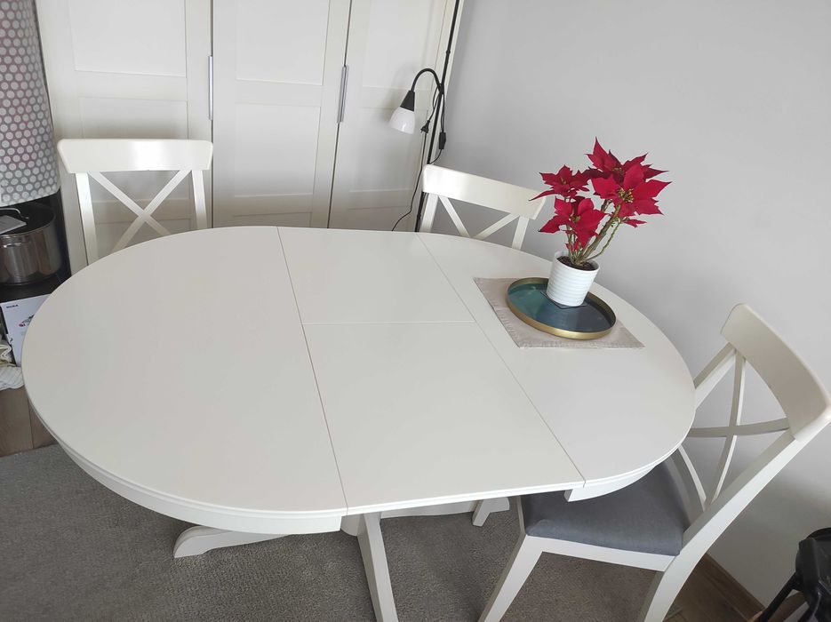 Stół+ 4 krzesła Ikea