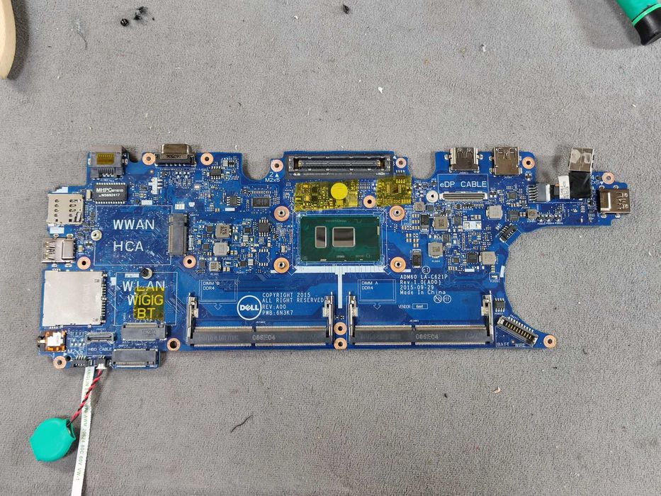 Материнська плата ноутбука DELL E5270 LA-C621P I5-6300U