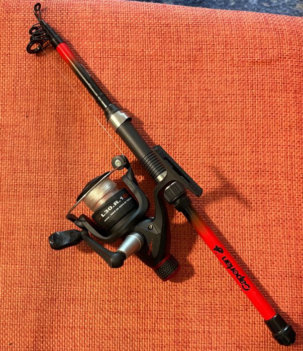 Conjunto de Pesca Caperlan L30.R.1 + Cana Telescópica – Bom Estado | 40€