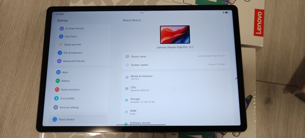 Планшет Lenovo Xiaoxin Pad Pro 2025 8/256GB Silver_ нові