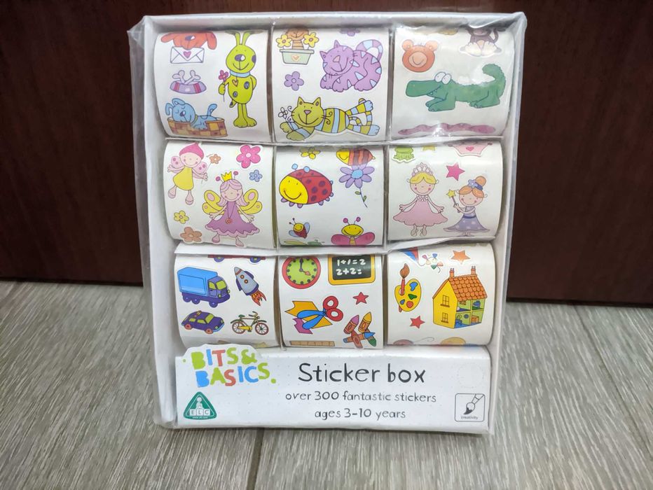 Наліпки elc наклейки стікери дитячий набір наліпок