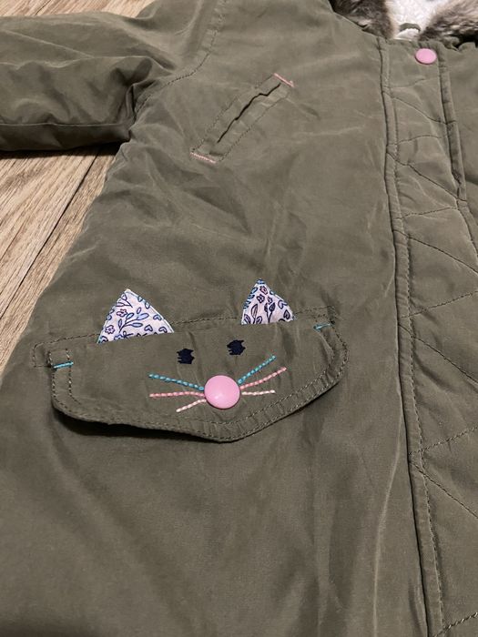 Тепла куртка на дівчинку 4-5 років
