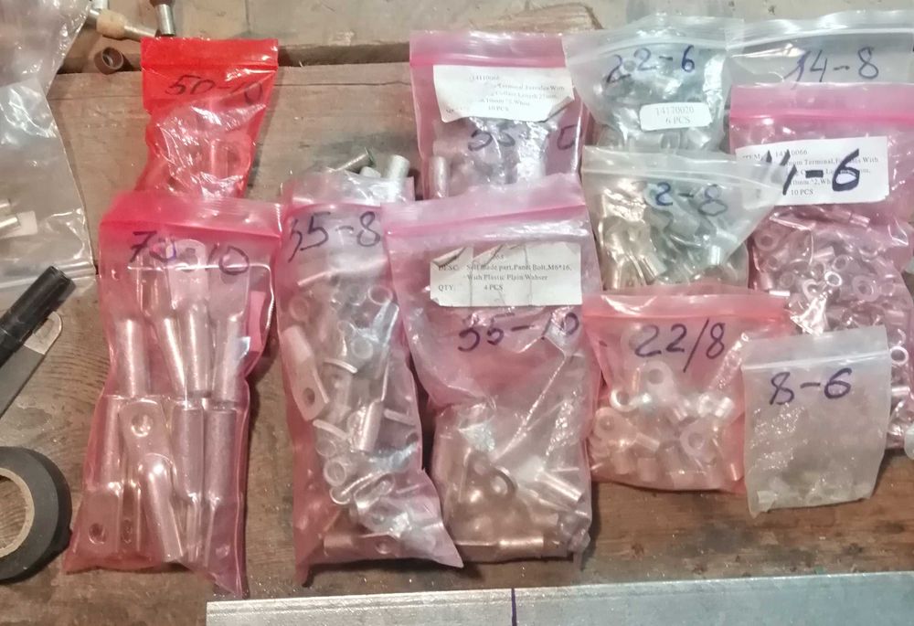 Клеммы медные оцинкованные