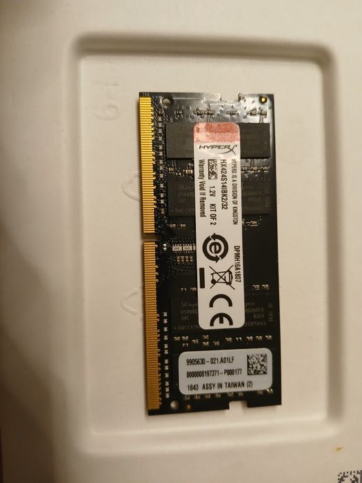 Pamięć DDR4 16GB Ram Laptop KINGSTON HyperX 32GB 2666MHz CL15 Impact
