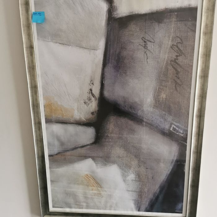 Sprzedam duży obraz Abstrakcja do Salonu, przedpokoju. Nowy styl. Rama