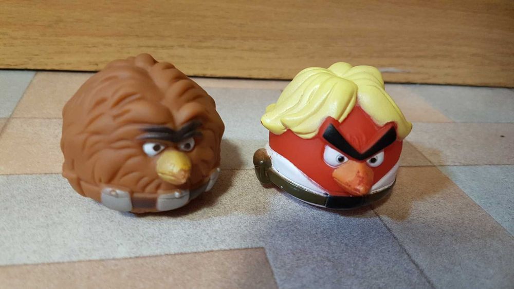 Маленькие резиновые игрушки птички Angry Birds с пищалками