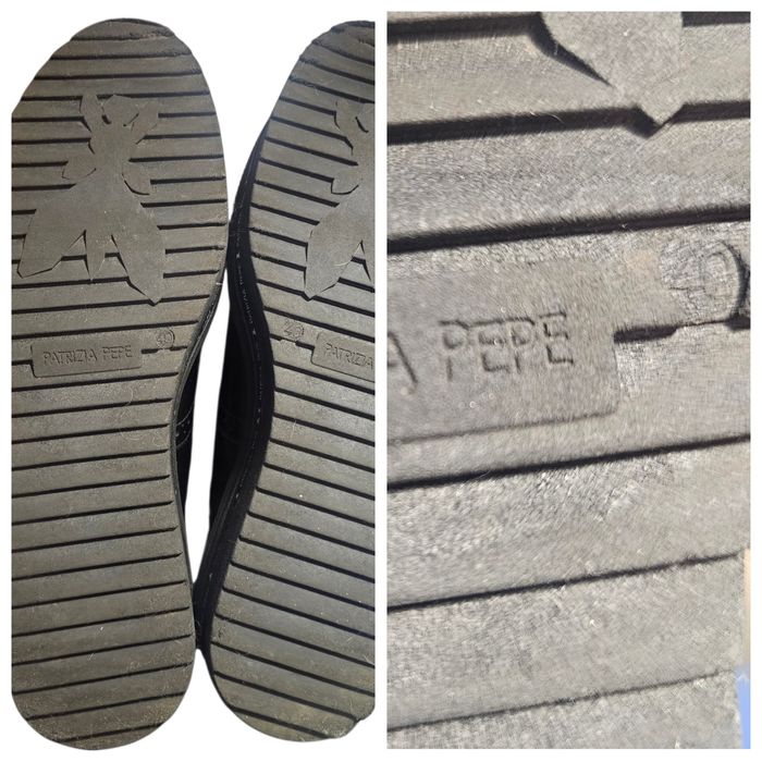 Patricia Pepe оксфорди,40 р,натуральна лакована шкіра.