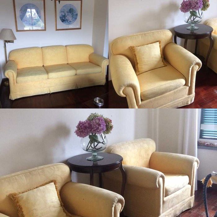 Sofá grande e 2 sofás pequenos São Martinho • OLX Portugal