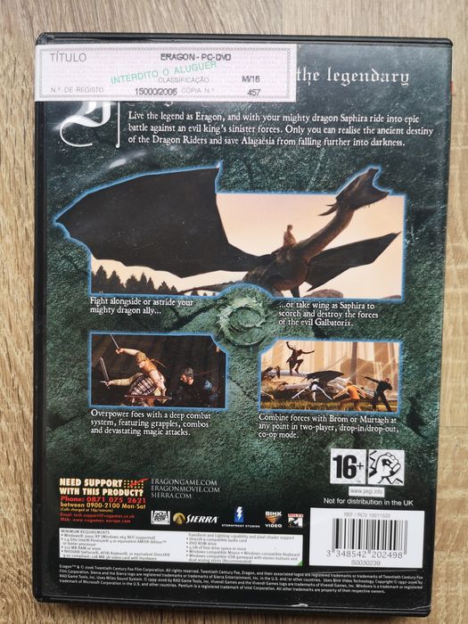 Jogo PC - Eragon64409319134979121