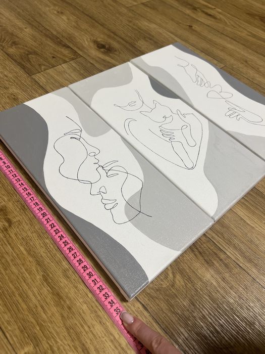 Картини акрил 3 штуки