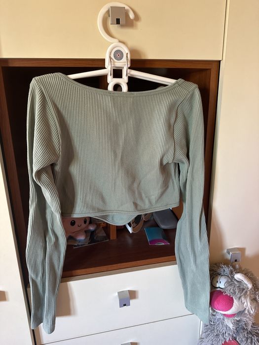 Crop top długi rękaw