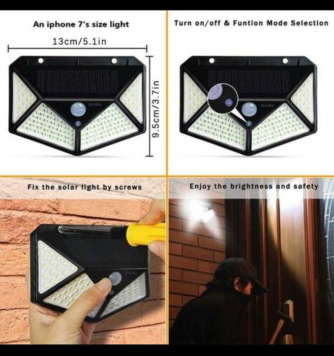 Iluminação exterior solar