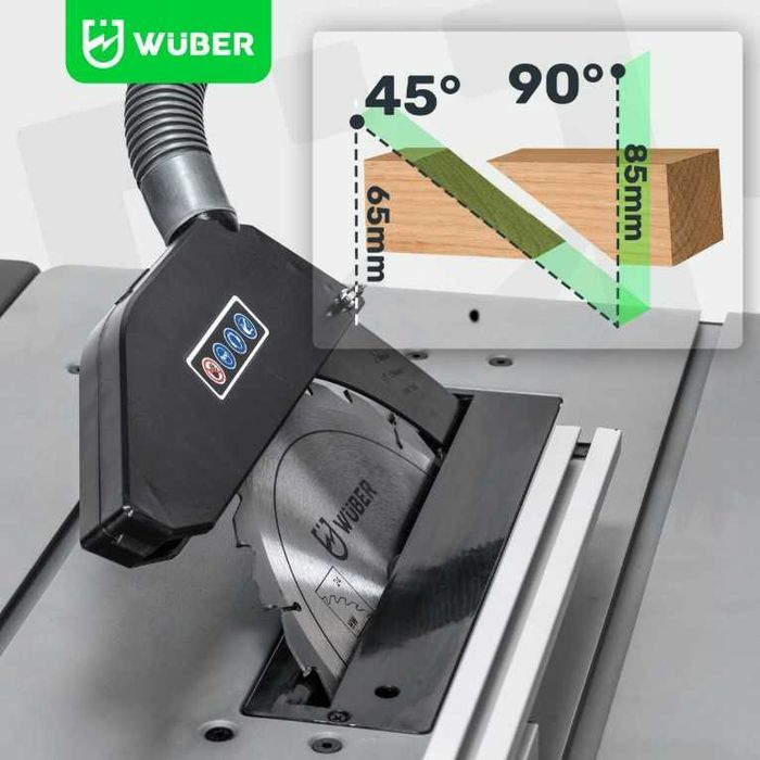 ZESTAW XXL: 6 Tarcz + 4 Blaty | Piła Stołowa Krajzega WUBER 3100W