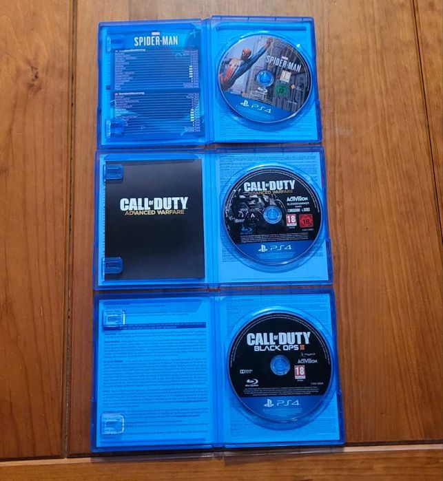 Pack 3 Jogos PS4 | Spider-Man + Call of Duty (BO3 + Advanced Warfare)