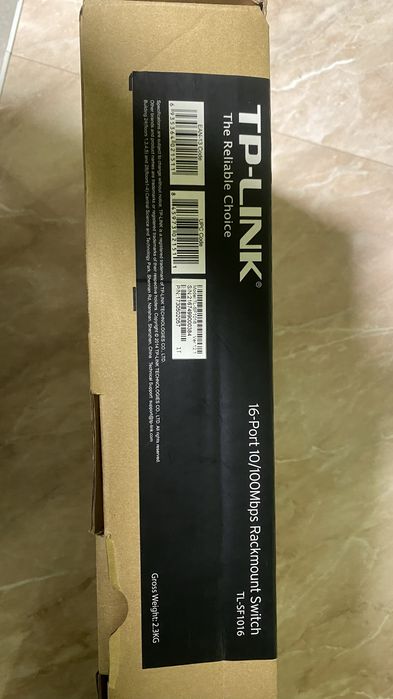 Свич мережевий дл видеонаблюдения и сетки с ТЦ. TP-Link TL-SF1016