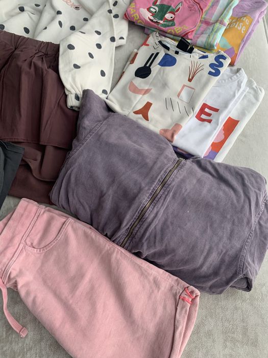 Paka ubrań 128/134 dla dziewczynki Zara, Marc Jacobs, Booso, Papu, HM