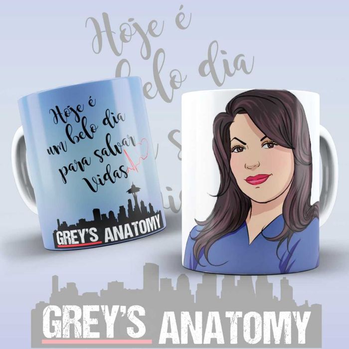Caneca Grey's Anatomy - Série TV
