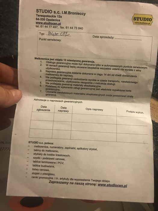 Metkownica BLITZ C17