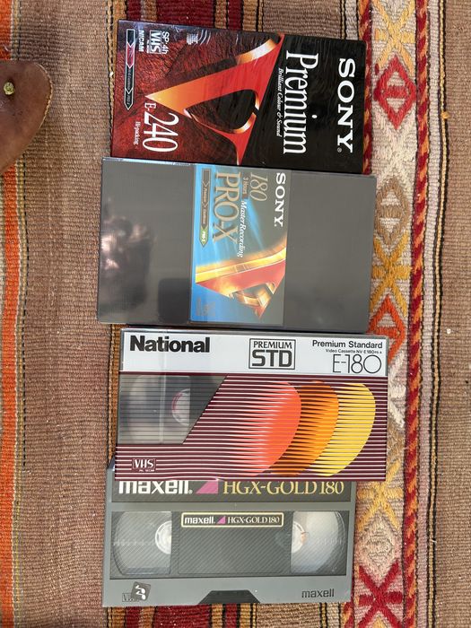 Cassetes VHS novas Seladas