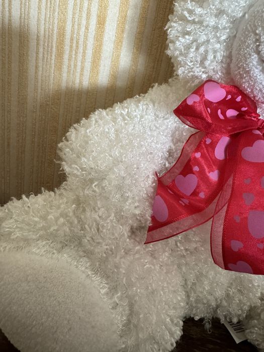 Мягкий пушистый мишка 30 см новый