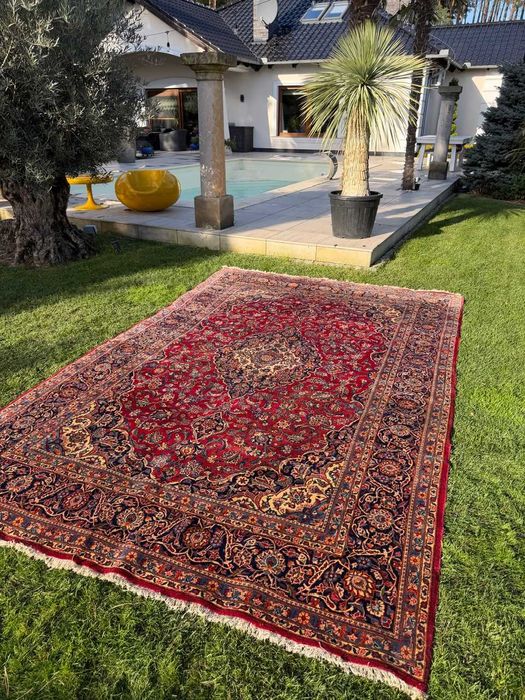 Dywan Wełniany Kaszmirowy Perski Iran Keshan 355x230 galeria 24 tyś