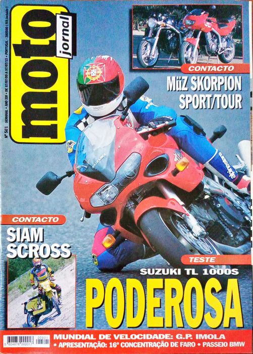 Revista Motojornal - várias edições anos 1996/1997