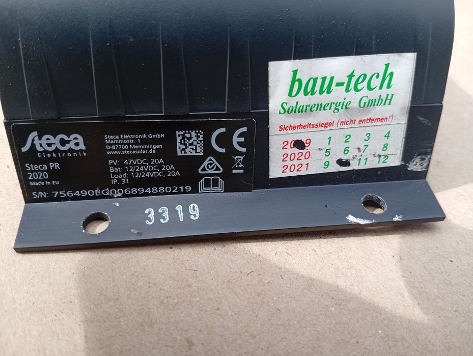 Контролер заряда steca 20 ампер