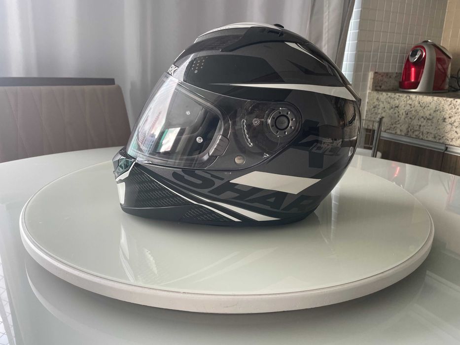 Capacete Shark Ridill 1.2 Mecca WKR Preto e Cinza