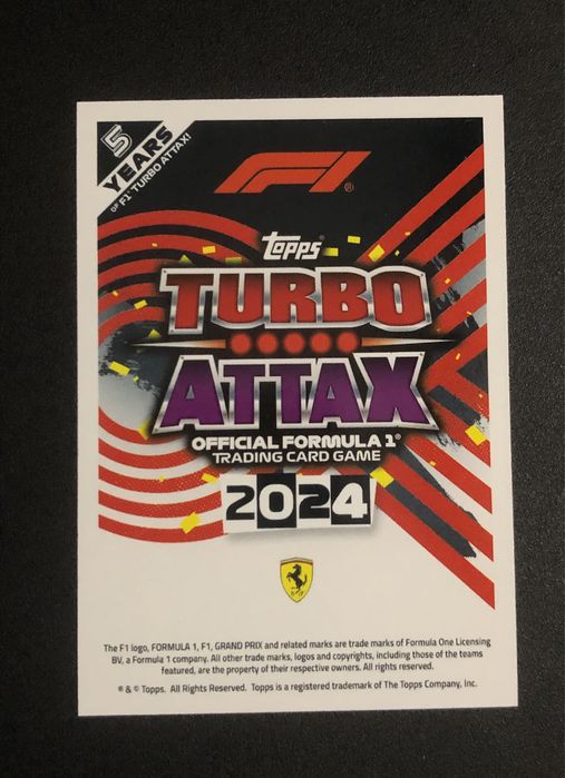 Charles Leclerc 2024 Topps Turbo Attax MGA 11 Limited Edition