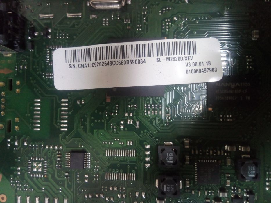 Запчастини, Плати принтера samsung M2620D