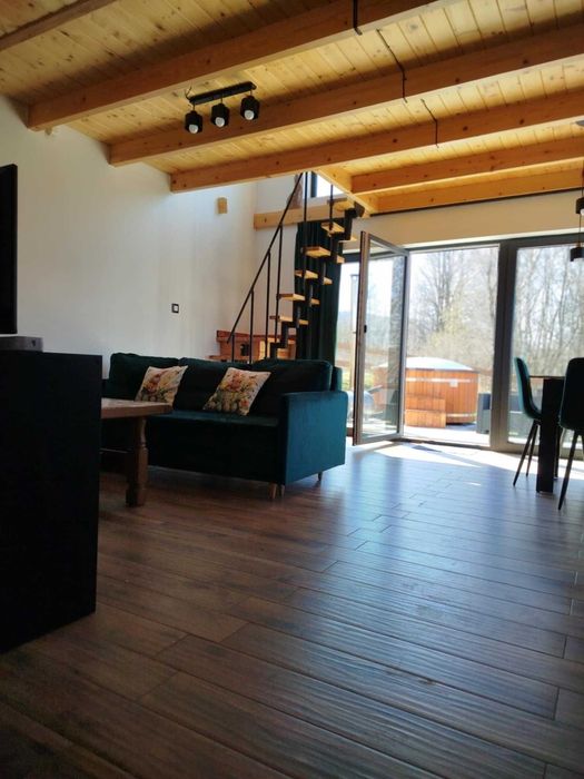 Brzozowe Zacisze Domek do wynajęcia balia, klimatyzacja, wakacje ferie