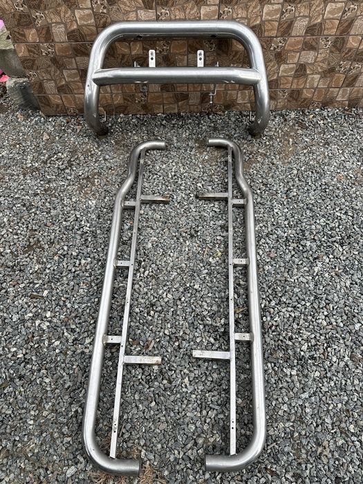 Комплект (кенгурятник з підніжками) Кіа соренто 1