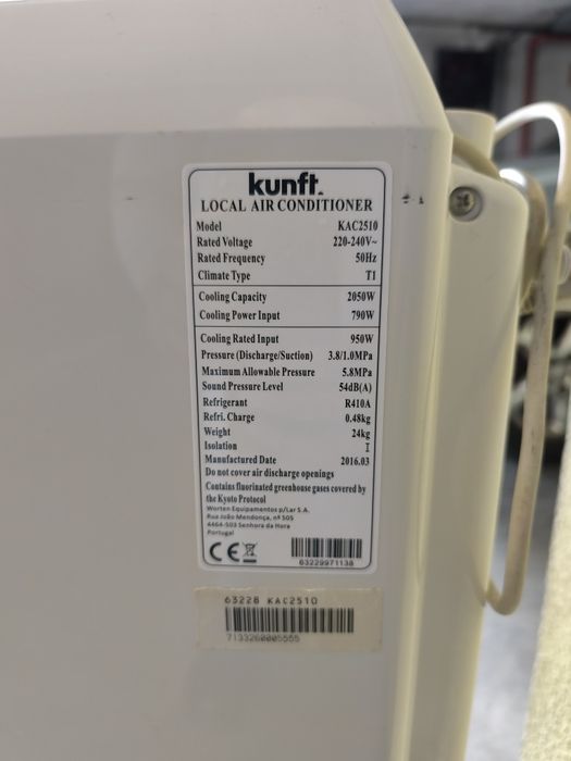 Ar Condicionado Portátil KUNFT Kac2510