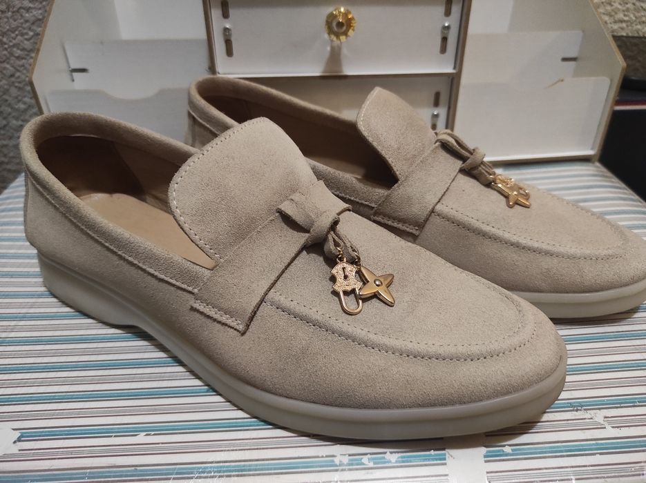 Лофери Loro Piana Summer Charms (натуральна замша)