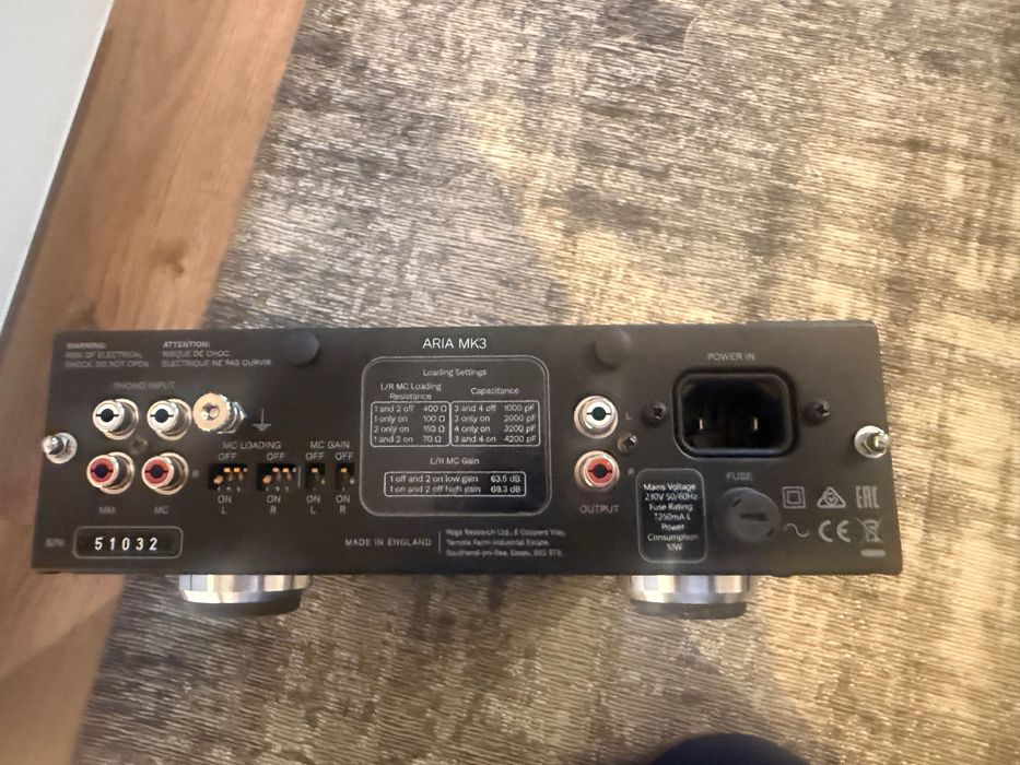 Rega Aria v3 pré de phono