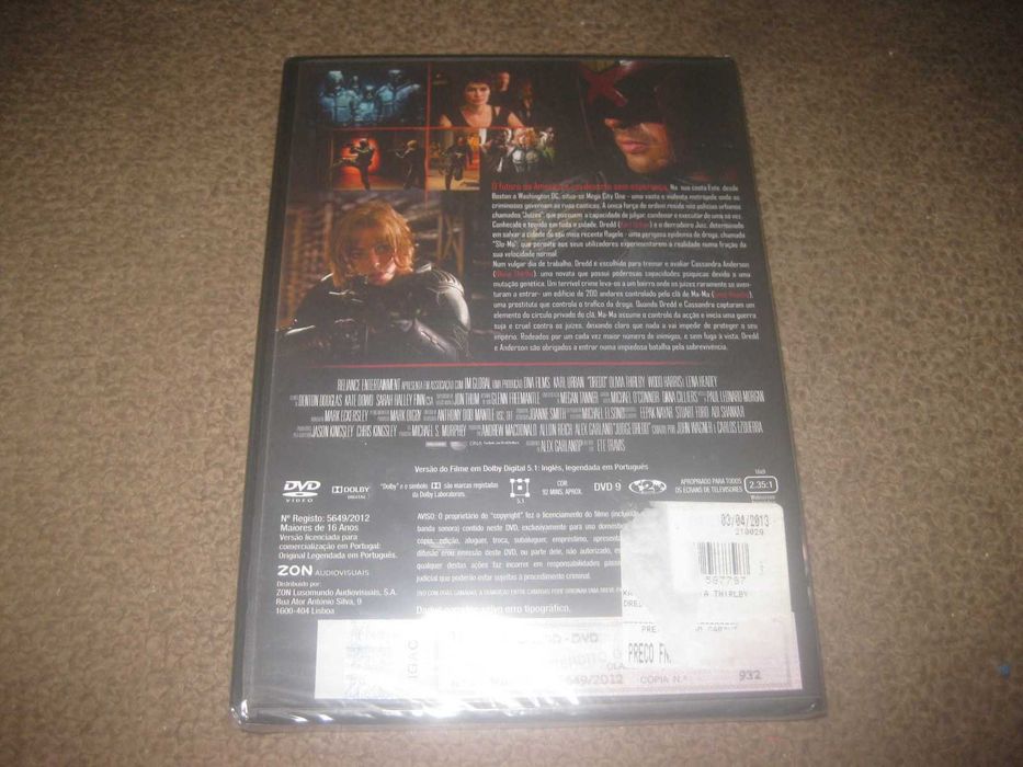 DVD "Dredd" com Karl Urban/Selado/Raro!