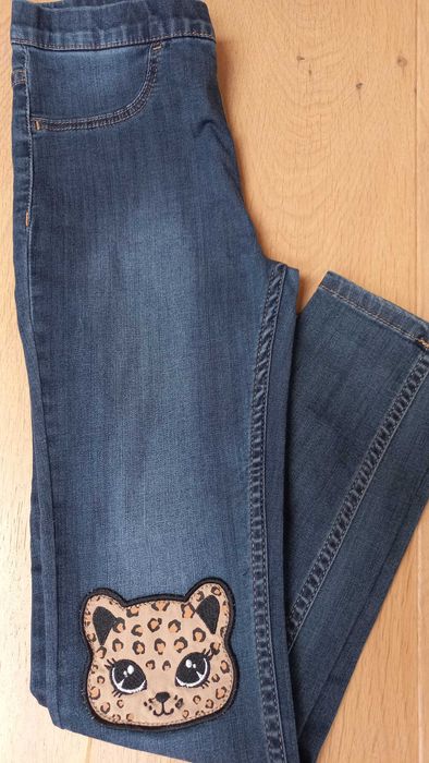 Legginsy Denim H&M rozm.134