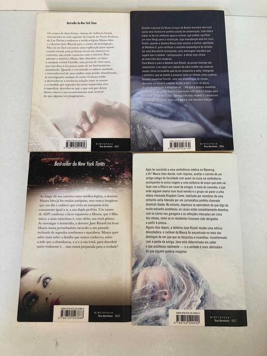 4 Livros de Tess Gerritsen