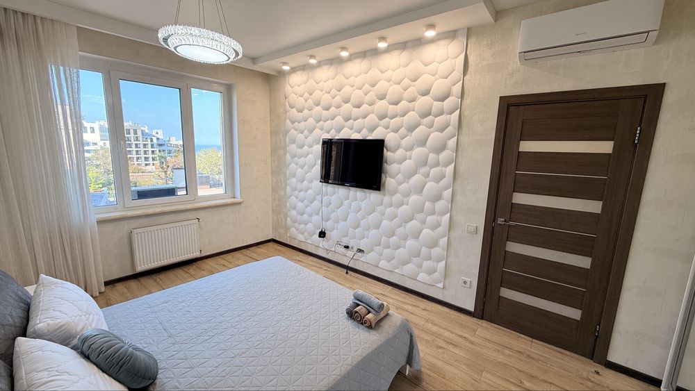 ‼️Сдам Посуточно в Одессе Свою Квартиру‼️Белоснежный LUX‼️Вид на МОРЕ‼️2 раздельные спальни‼️IBIZA-ITAKA 500 метров ‼️ЖК 27 жемчужина‼️АРКАДИЯ