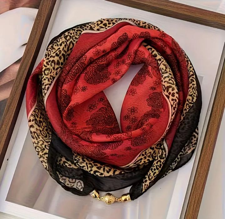 Lekki szal damski Apaszka z magnesem Nowe