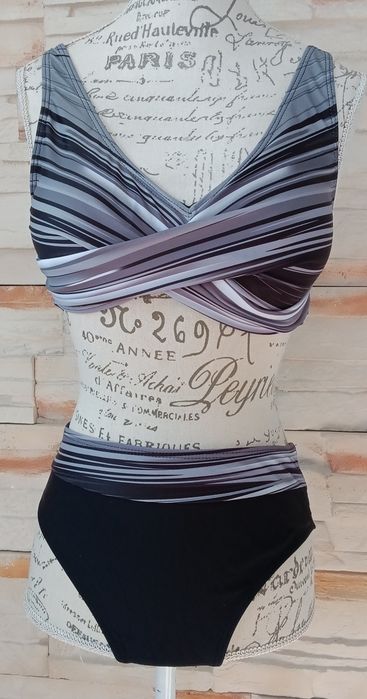 Kostium kąpielowy bikini modelujące pasy wysoki stan push up r.M/L. WDCD