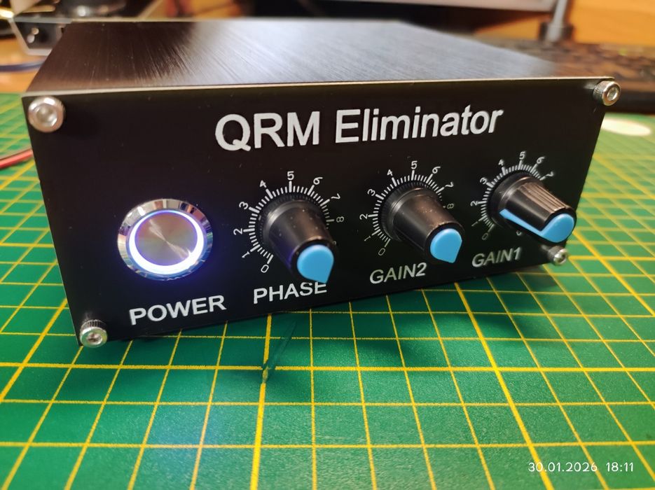 Qrm eliminator urządzenie do redukcji zakłóceń 1-30 MHz