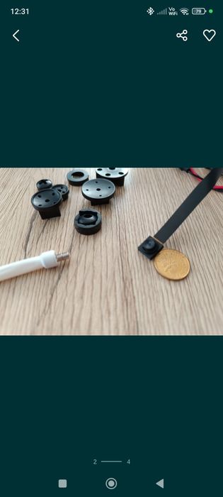 Zestaw mini słuchawka mini kamera
